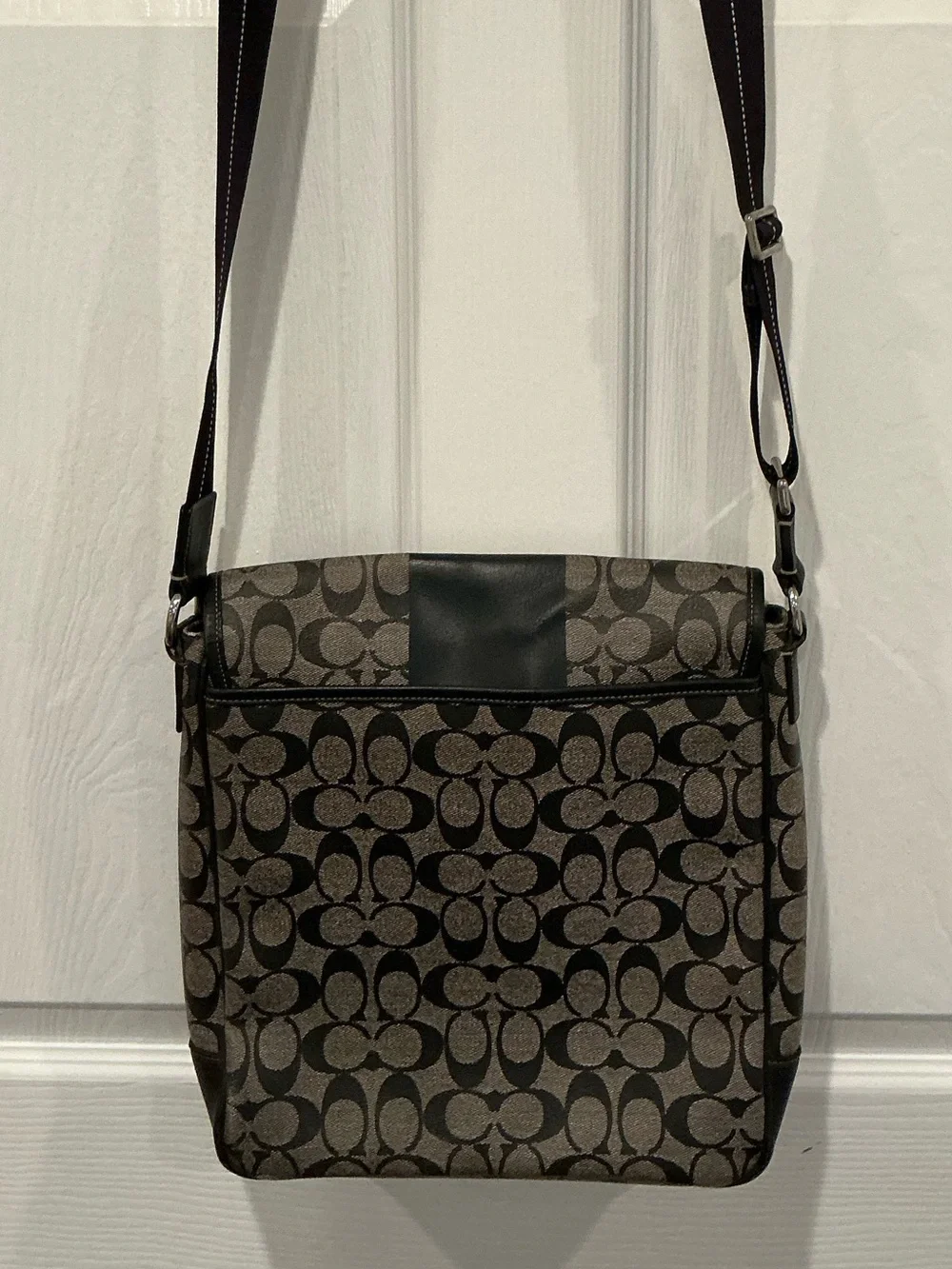 Coach Men’s Messenger Bag in Brown and Black